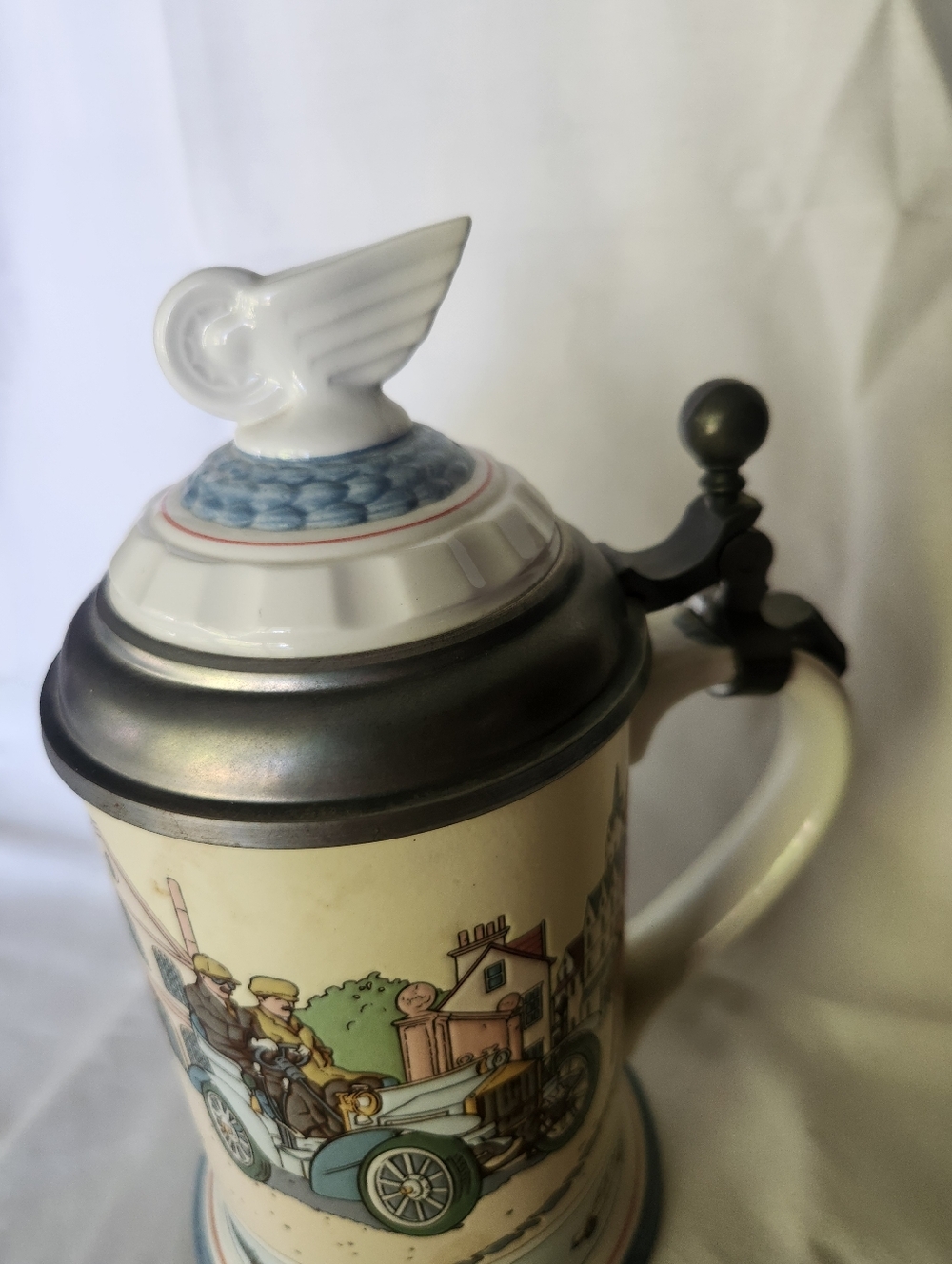Villeroy & Boch Mettlach Centennial Car Beer Stein - Picture 8 of 14